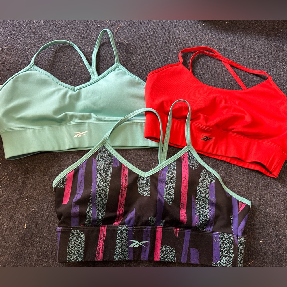 Reebok sports bra bundle x3